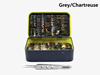 Yakoda Fly Tin and Tweezer Combo Grey Chartreuse